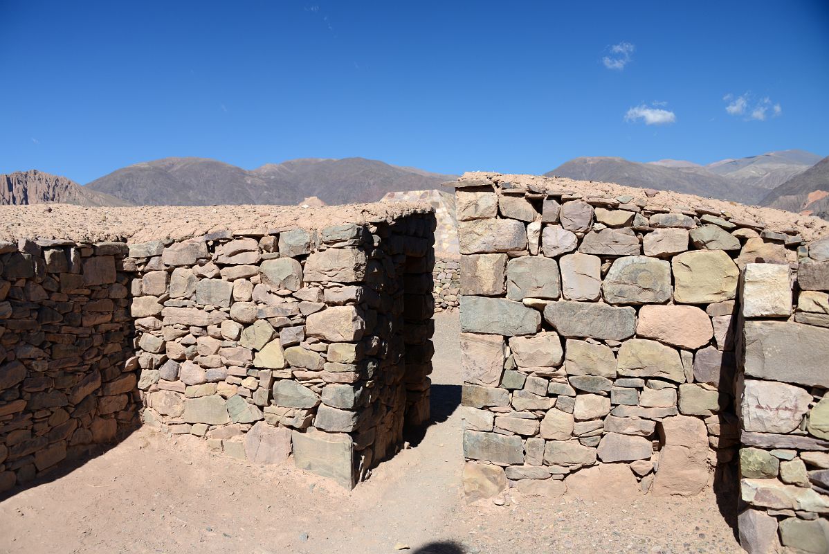 15 Restored Open Doorway At Pucara de Tilcara In Quebrada De Humahuaca